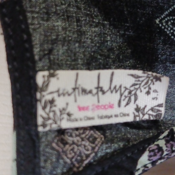 Intimately Free People boho pullover slip tank dress - SP - black/purple - Picture 2 of 8